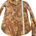 Loro Piana Paisley 100% Silk Button Down Shirt Size 4/EU 40