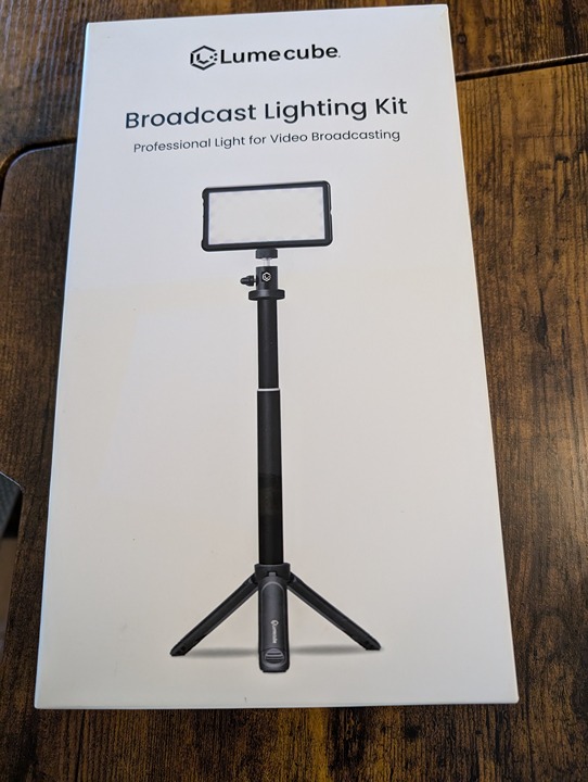 Lume Cube Broadcast Lighting Kit Live Stream Webcam Light for Computer & Laptop