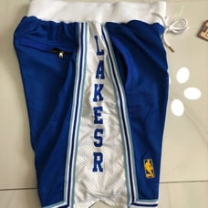 NWT Lakers vintage blue shorts XXL