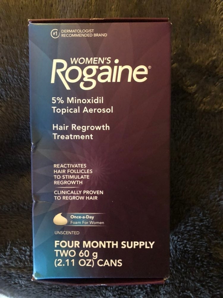 Rogaine womens hair product foam