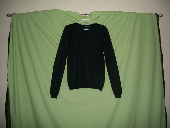 Ralph Lauren Black‎ Silk/Cashmere Blend Sweater Size S