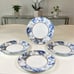 Noritake 4pc set Jubilant Nights Platinum Salad Plates