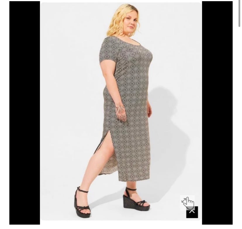 TORRID TRIBAL PRINT MAXI DRESS 2X NEW!