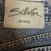Silver Flare Jeans Medium Wash Mid Rise