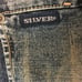 Silver Flare Jeans Medium Wash Mid Rise