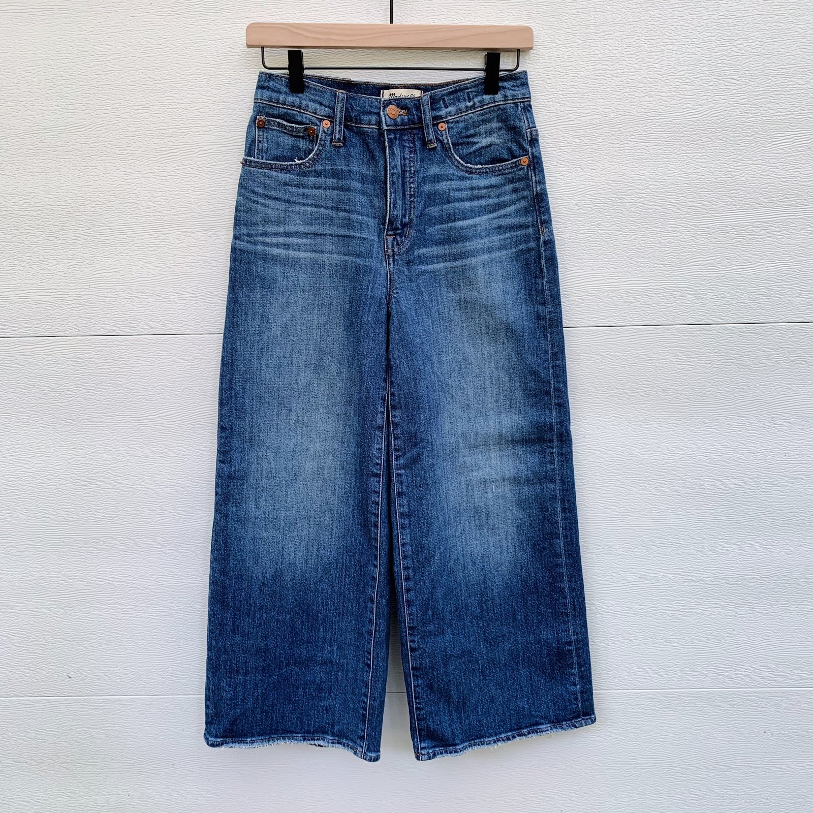Madewell Wide Leg Crop Jeans