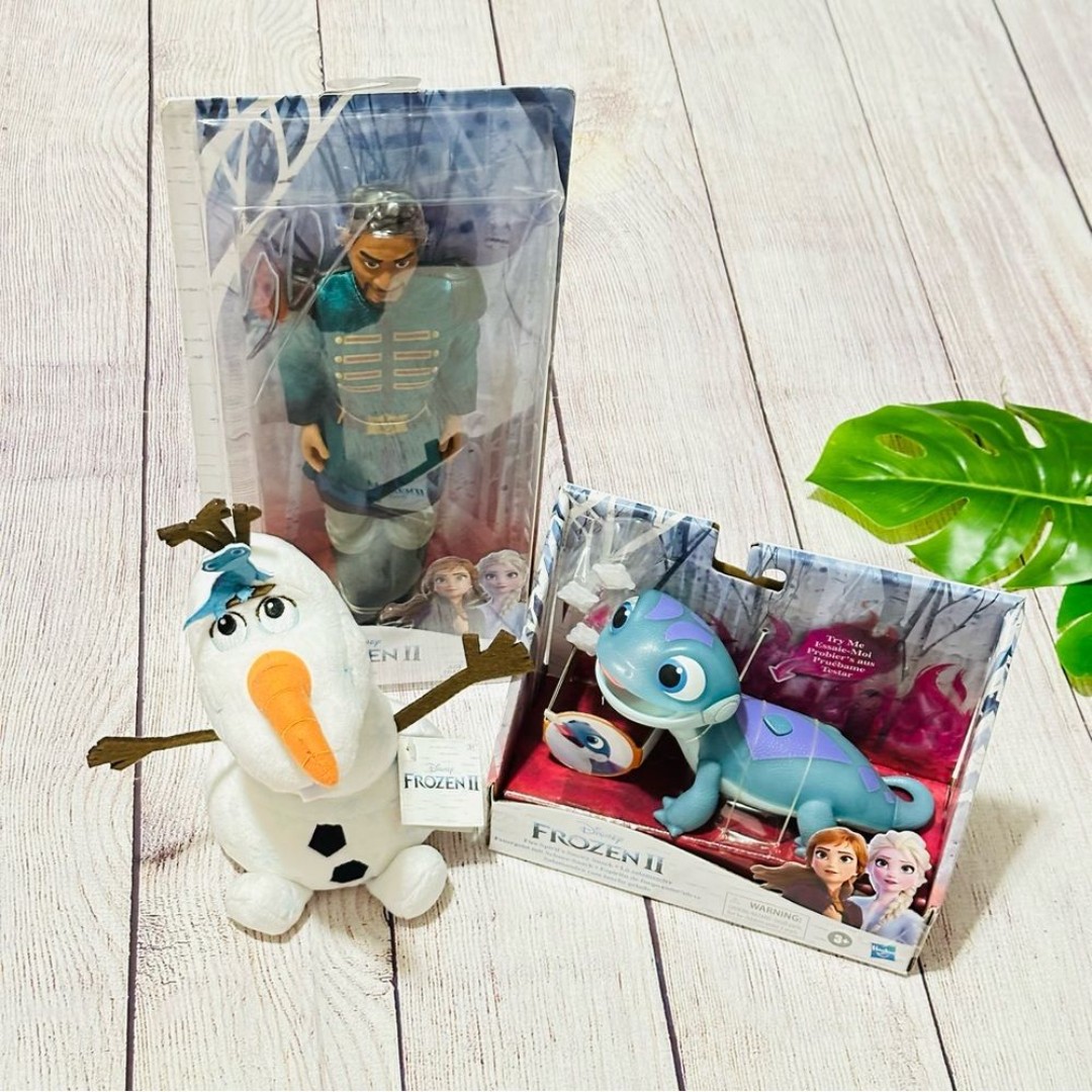 Disney Frozen 2 Olaf, Mattias, Fire Spirit Toy Lot NEW