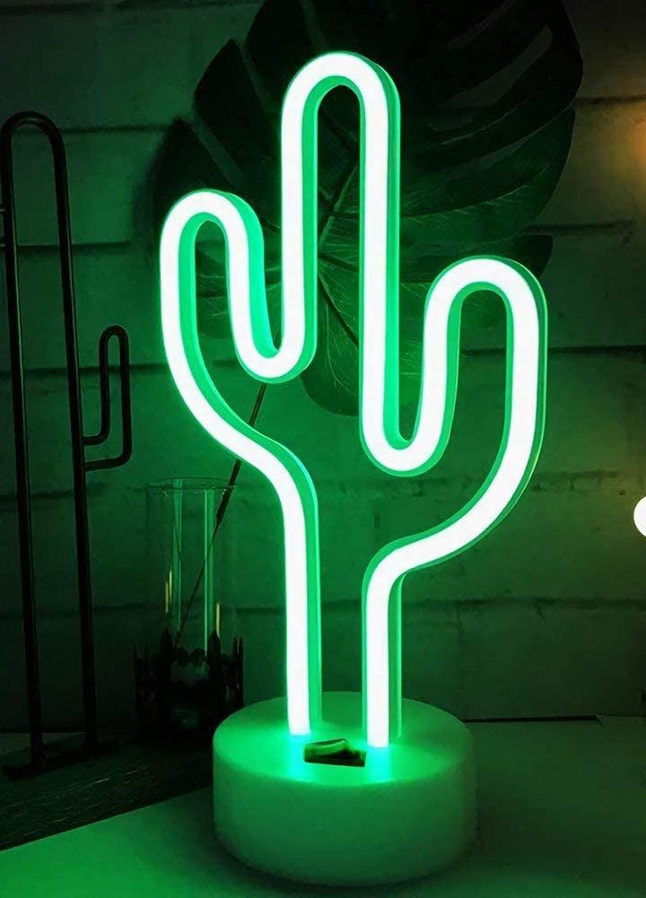 LED Cactus Neon Lights
