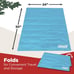 COLEMAN Pressure Activated Comfort Cooling Pet Mat (24 x30) Puncture Resistant!