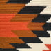 80's Southwest theme diamond tapestry needlepoint framed art orange black 16