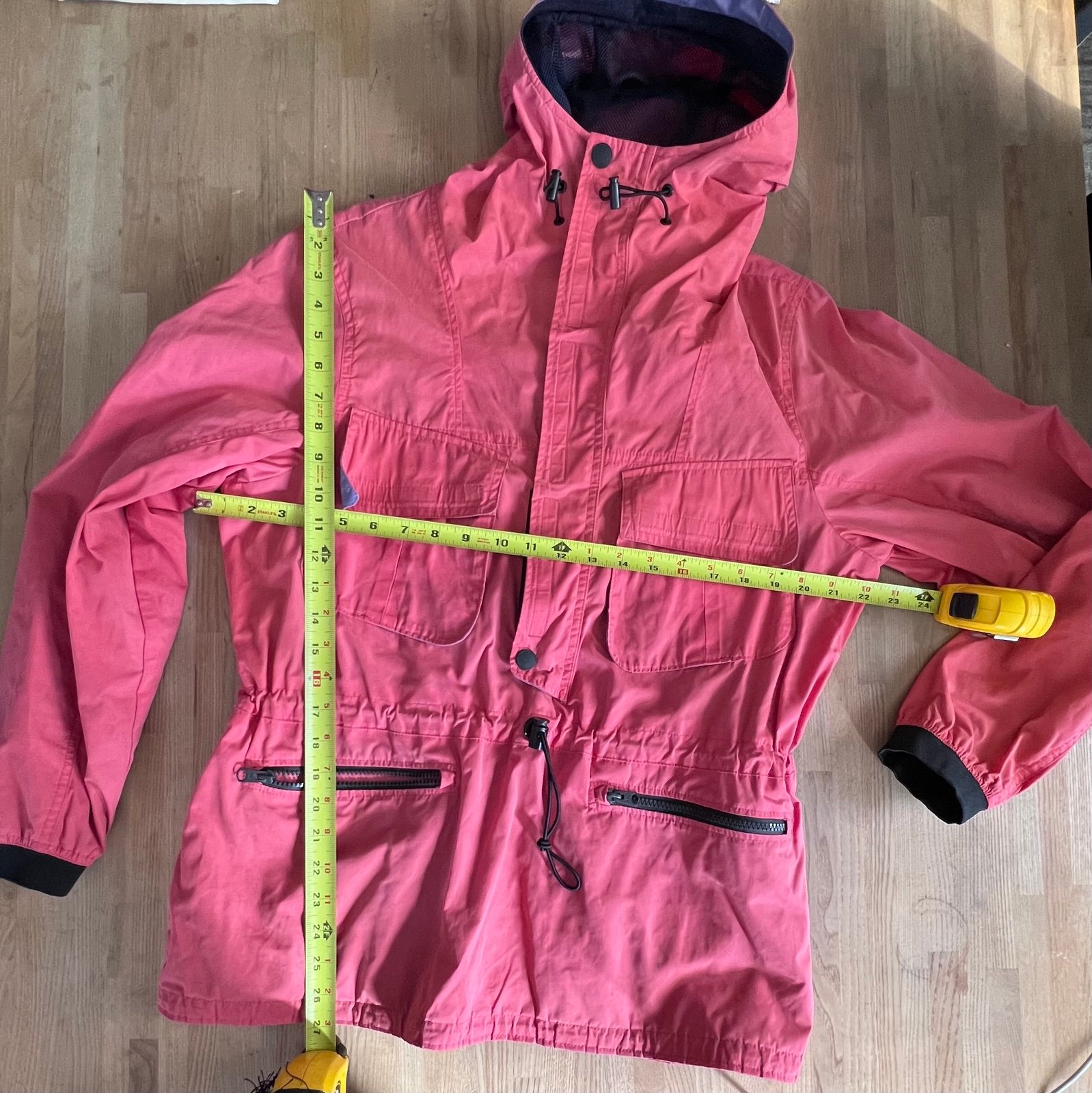 Abercrombie & Fitch Mountain Anorak Rain Jacket Red Men XS Women S