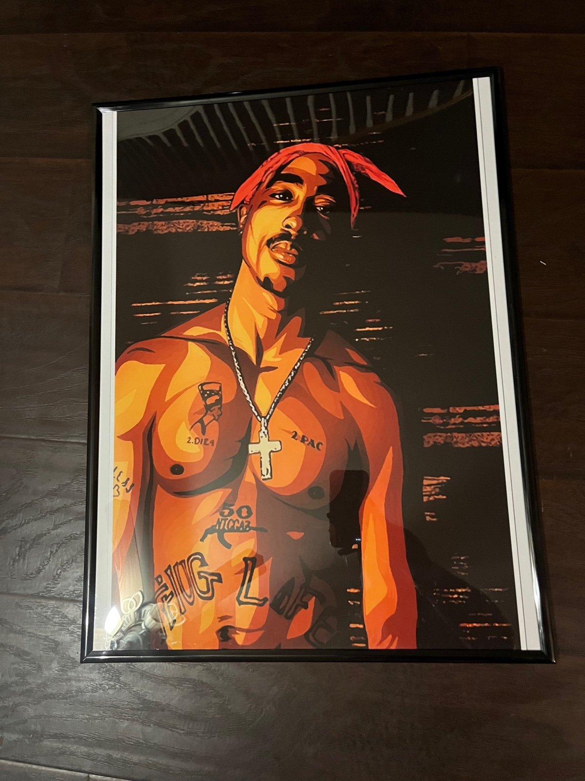 2pac wall art decor