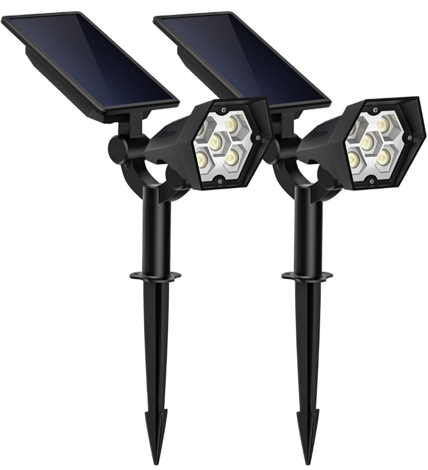 Solar landscape spotlights