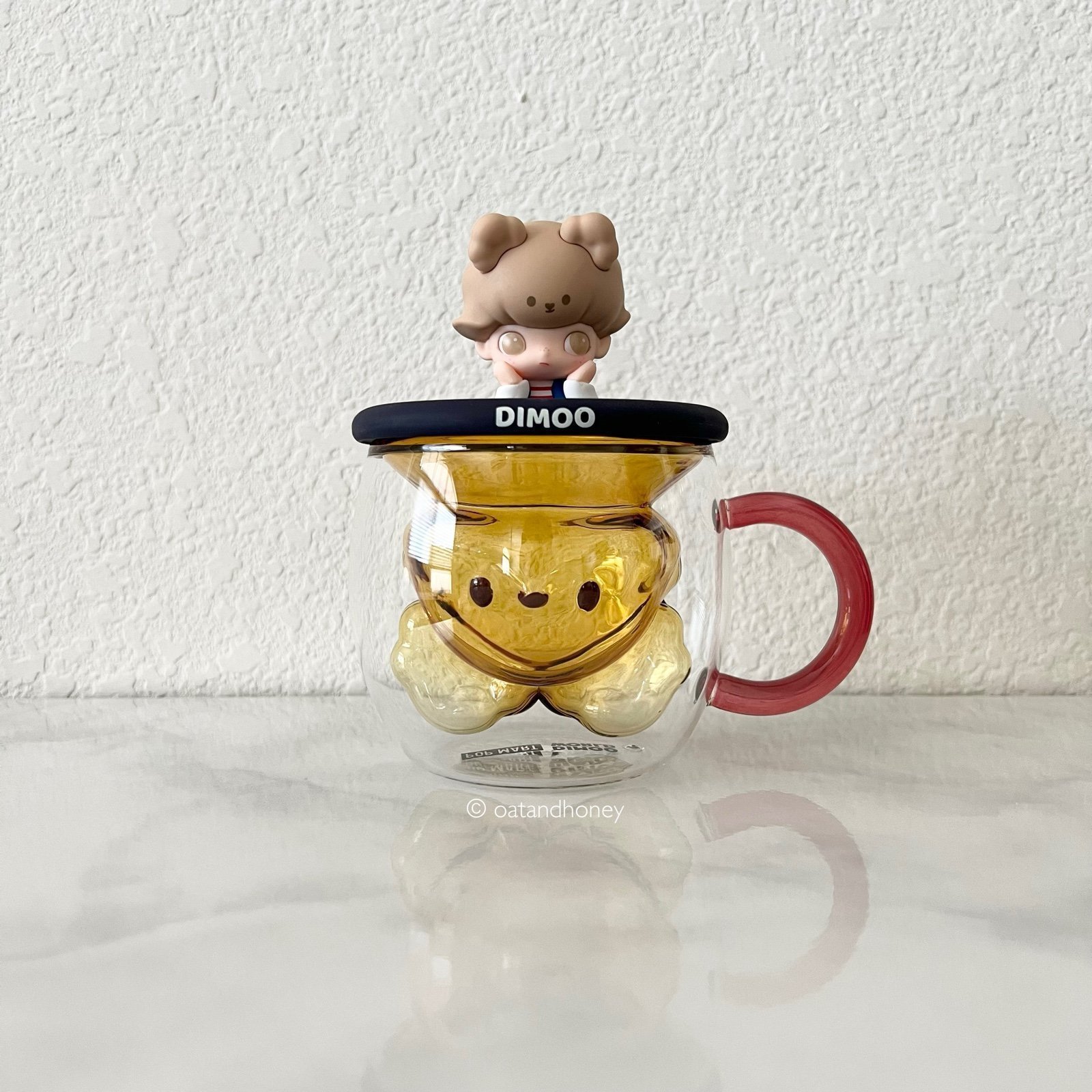 POP MART DIMOO Animal Kingdom Series Double-Walled Glass Cup with Cover