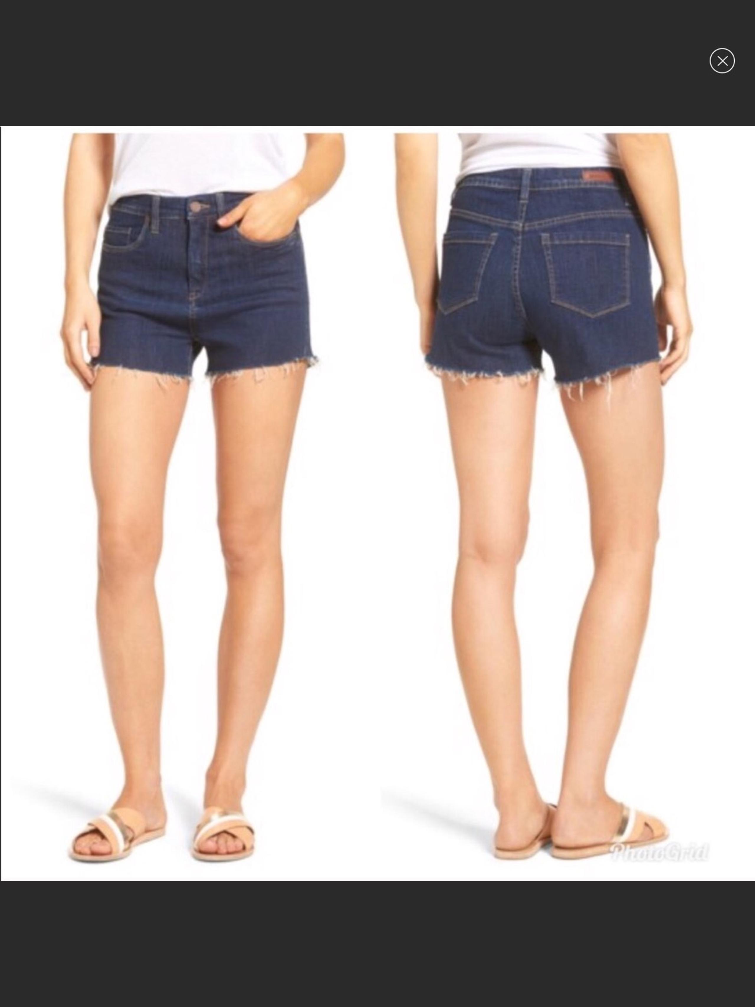 Blank NYC High Waist Denim Shorts Cutoff