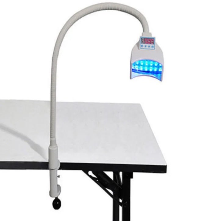 Teeth Whitening Bleaching accelerator LED Light Lamp Clip Style Dental Table
