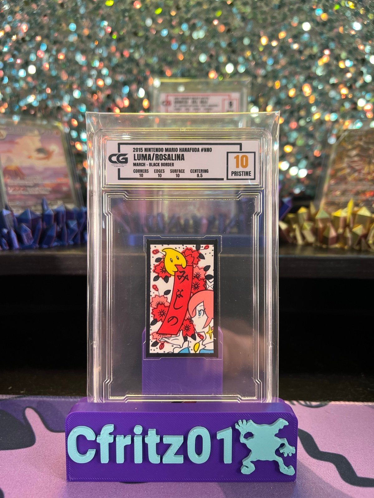 Graded Mario Hanafuda Rosalina/Luma pristine 10