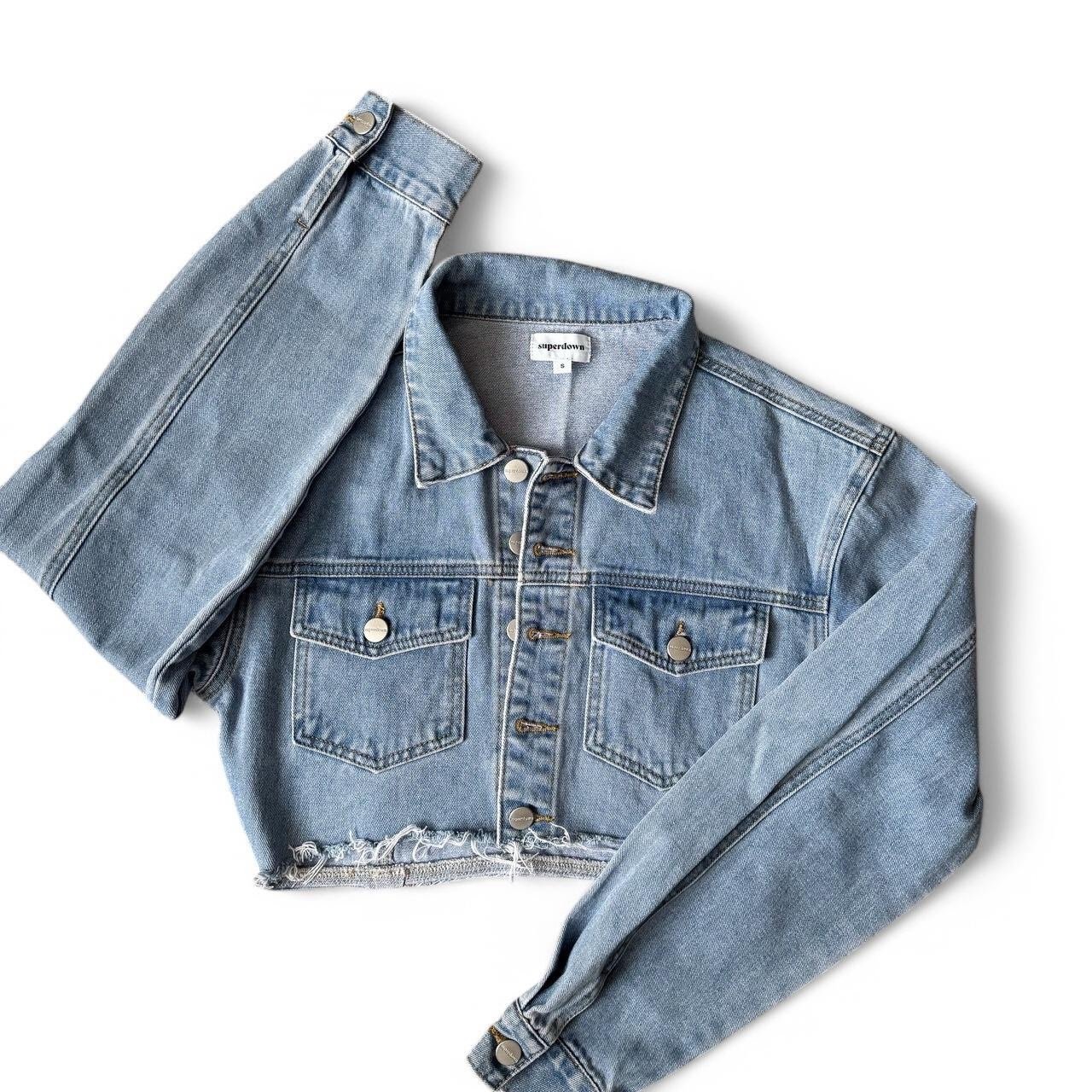 Revolve Superdown Crop Jean Jacket