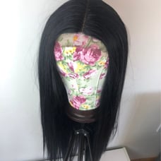 28 BLACK STRAIGHT 6” PART LACE FRONT