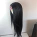 28 BLACK STRAIGHT 6” PART LACE FRONT