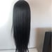 28 BLACK STRAIGHT 6” PART LACE FRONT