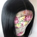 28 BLACK STRAIGHT 6” PART LACE FRONT