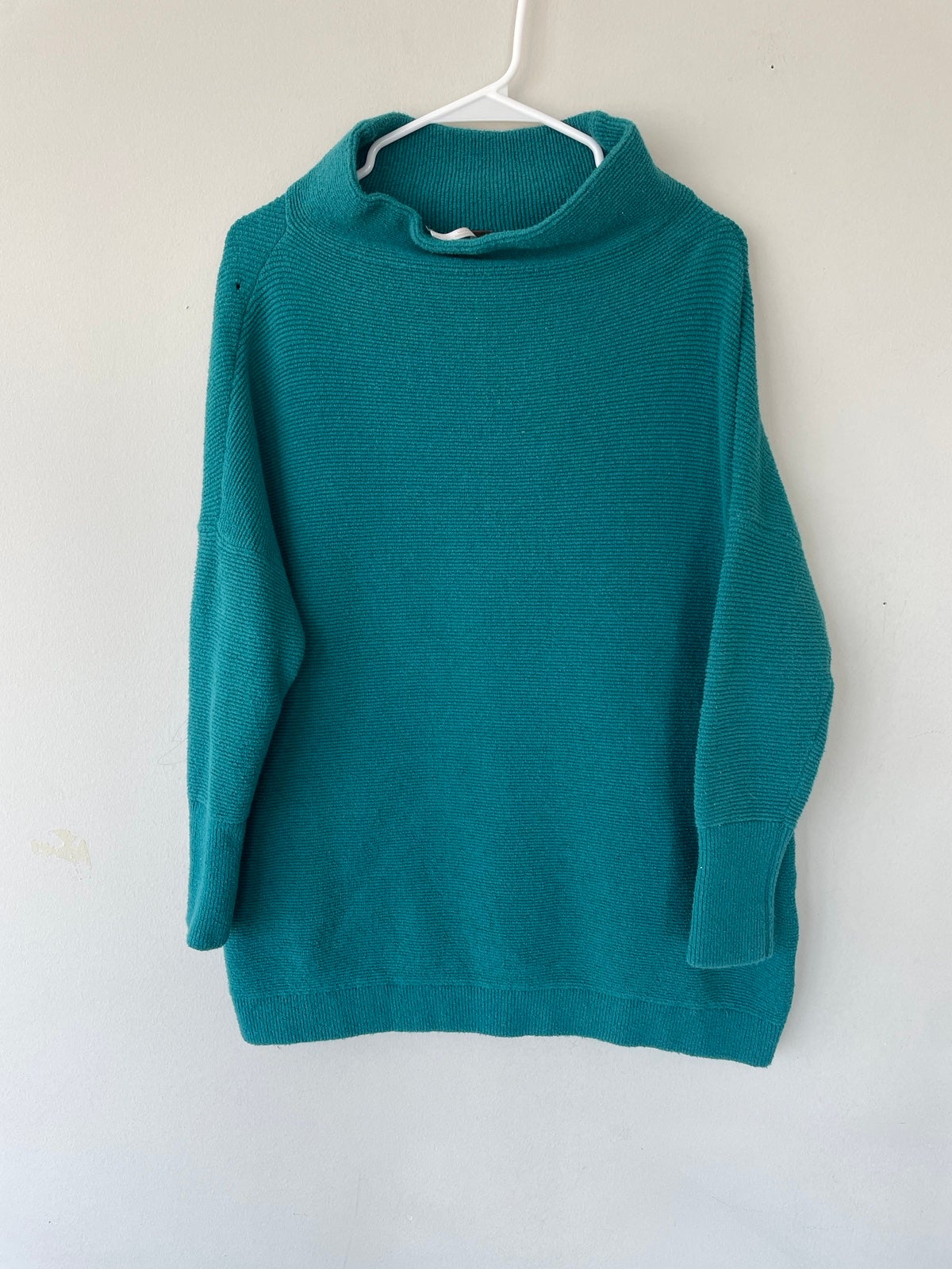 Free People “Ottoman Slouchy Tunic” (Electric Teal)