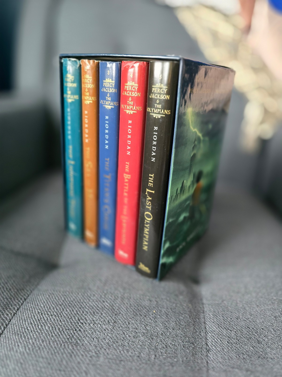 Percy Jackson Hardvover Oop Covers BOXSET