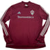 Mens Burgundy Authentic Adidas MLS Colorado Rapids Long Sleeve Team Jersey Sz XL