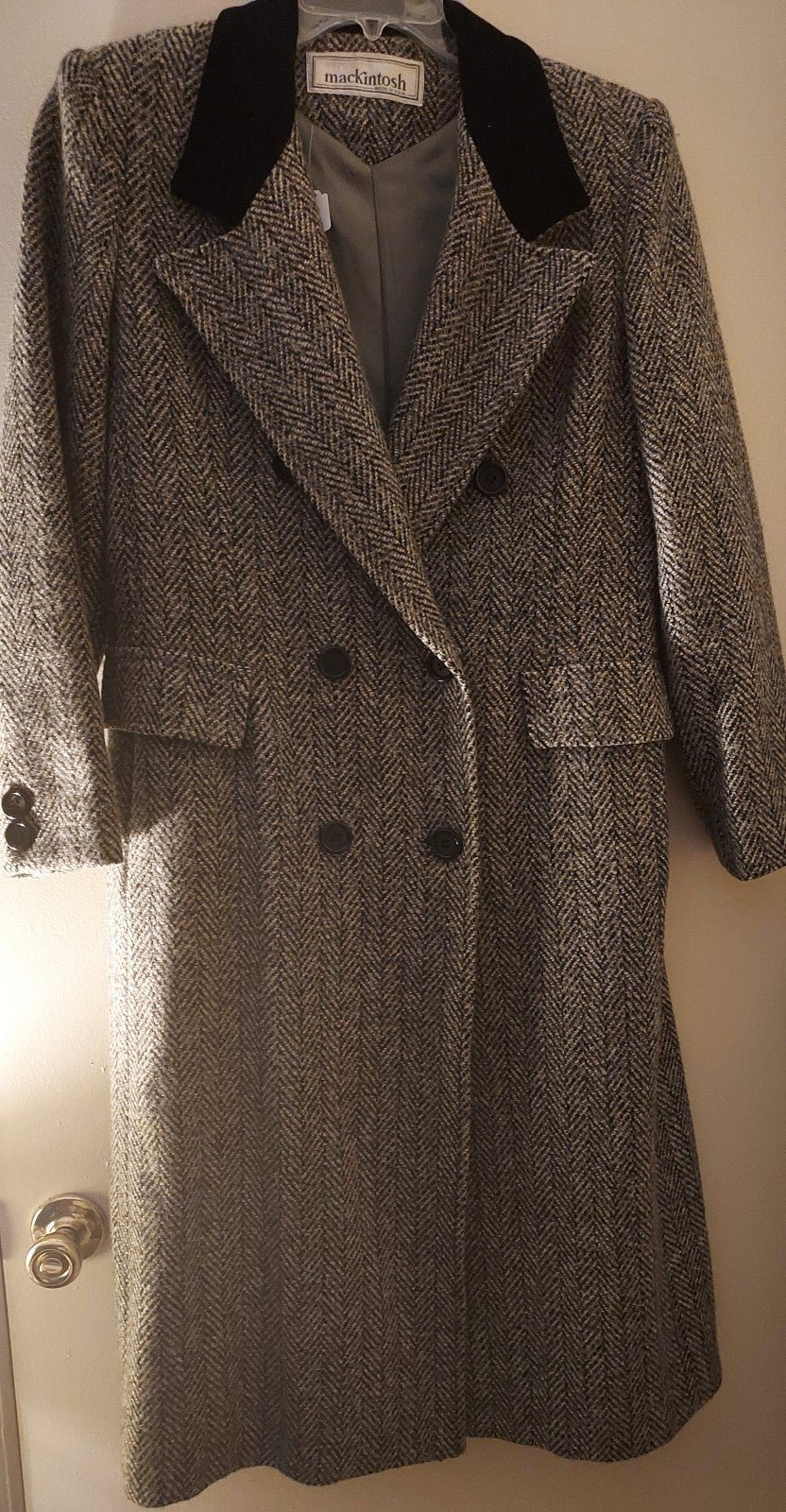 Vintage Mackintosh Wool Coat