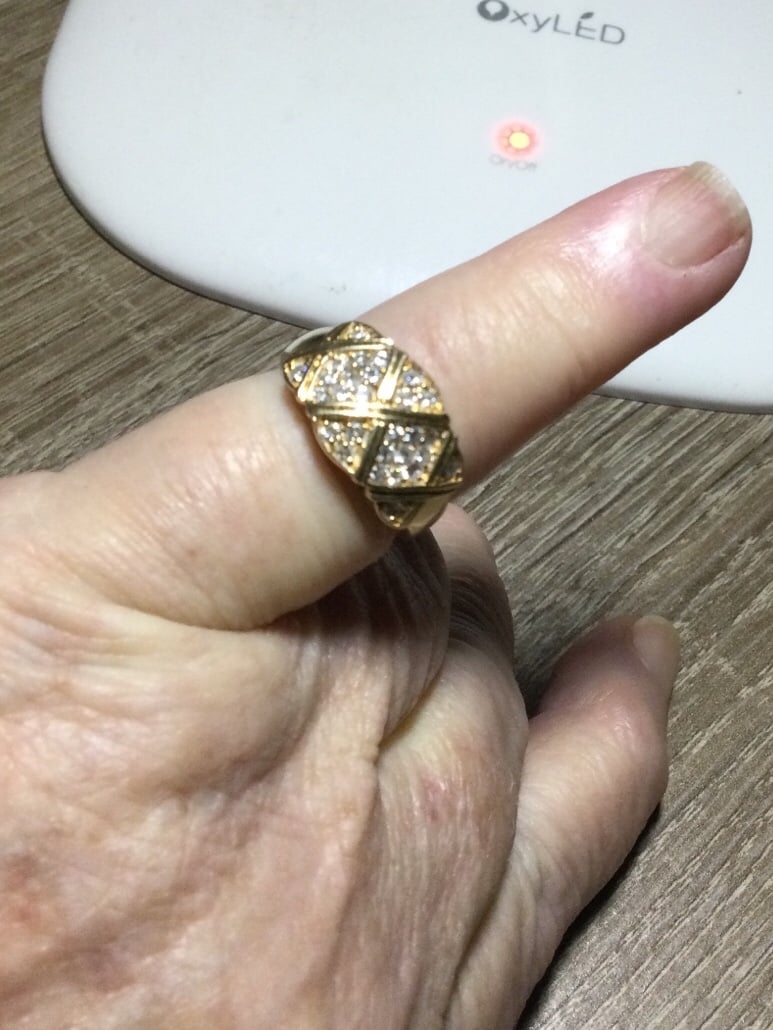14KT YELLOW GOLD MULTI DIAMOND RING