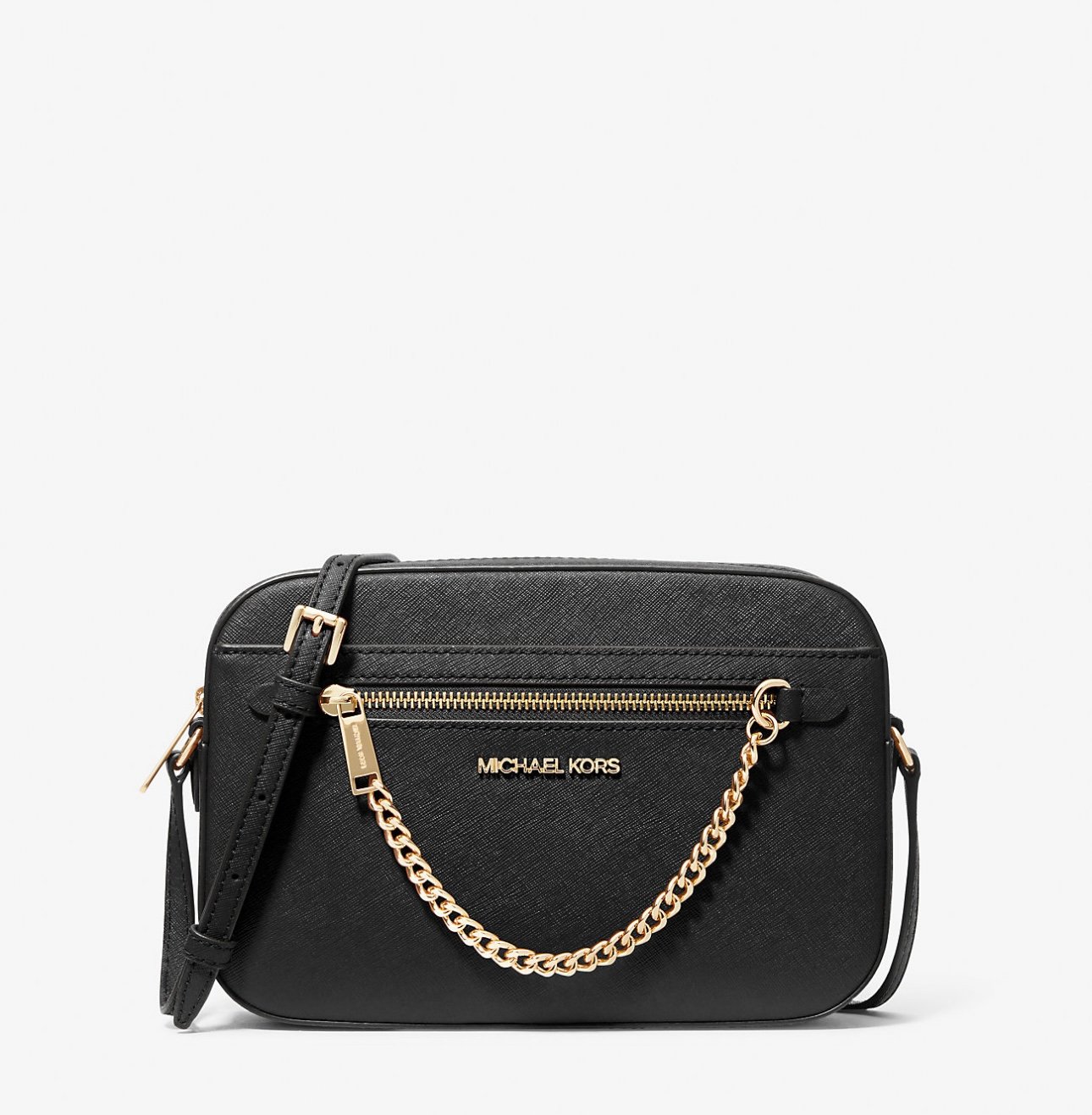Michael kors Jet set large saffiano leather crossbody bag