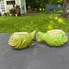 Vintage Fish Planters