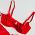 36DD LARGE Victoria’s Secret red bow bra set