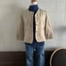 COLIENU Beige Jacket and Fluffy Skirt Set