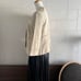 COLIENU Beige Jacket and Fluffy Skirt Set