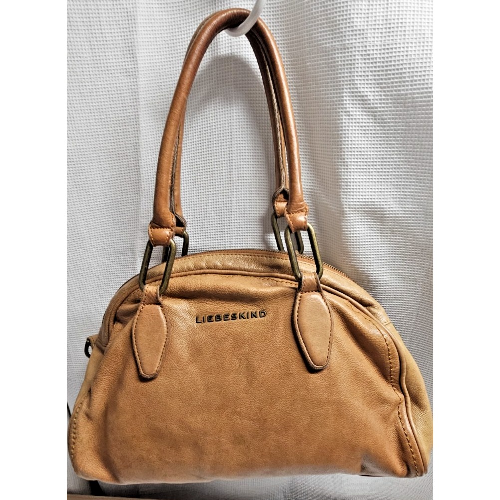 Liebeskind women Peri-Vintage top-handle bag tan Satchel soft cowhide
