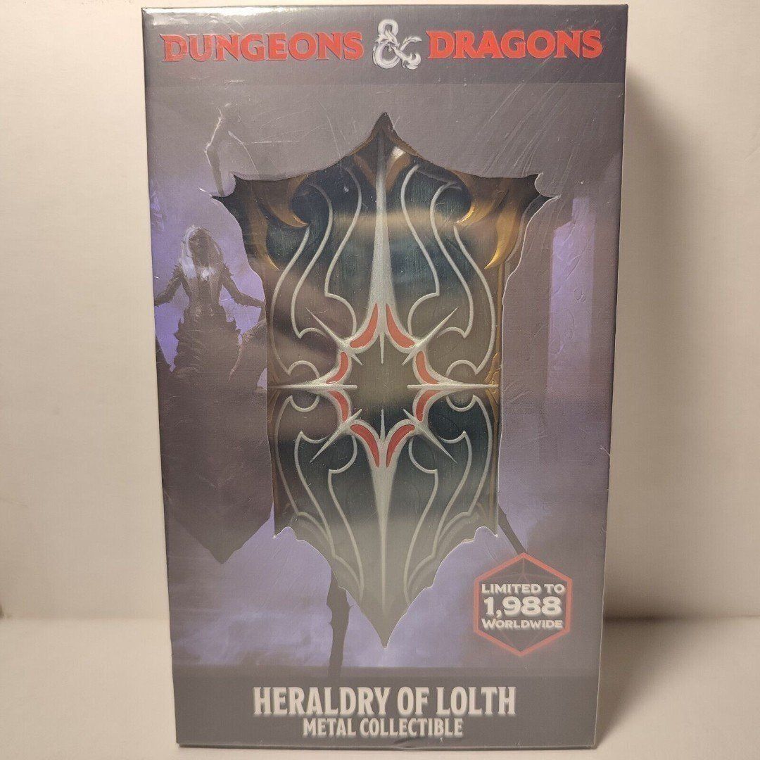 Dungeons And Dragons Heraldry Of Lolth Spider Queen Metal Collectible Figurine