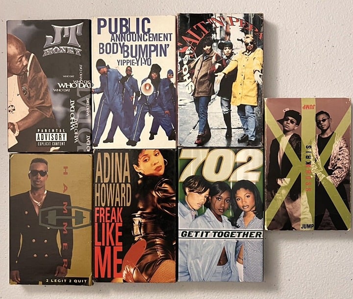 Lot Of 7 Hip-Hop Rap Cassette Singles Y2K MusicMC HammerKris Kross, Adina Howard