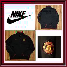 Nike Vintage Rare Manchester United Football Jacket Size M