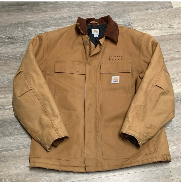 Mens brown Carhartt jacket