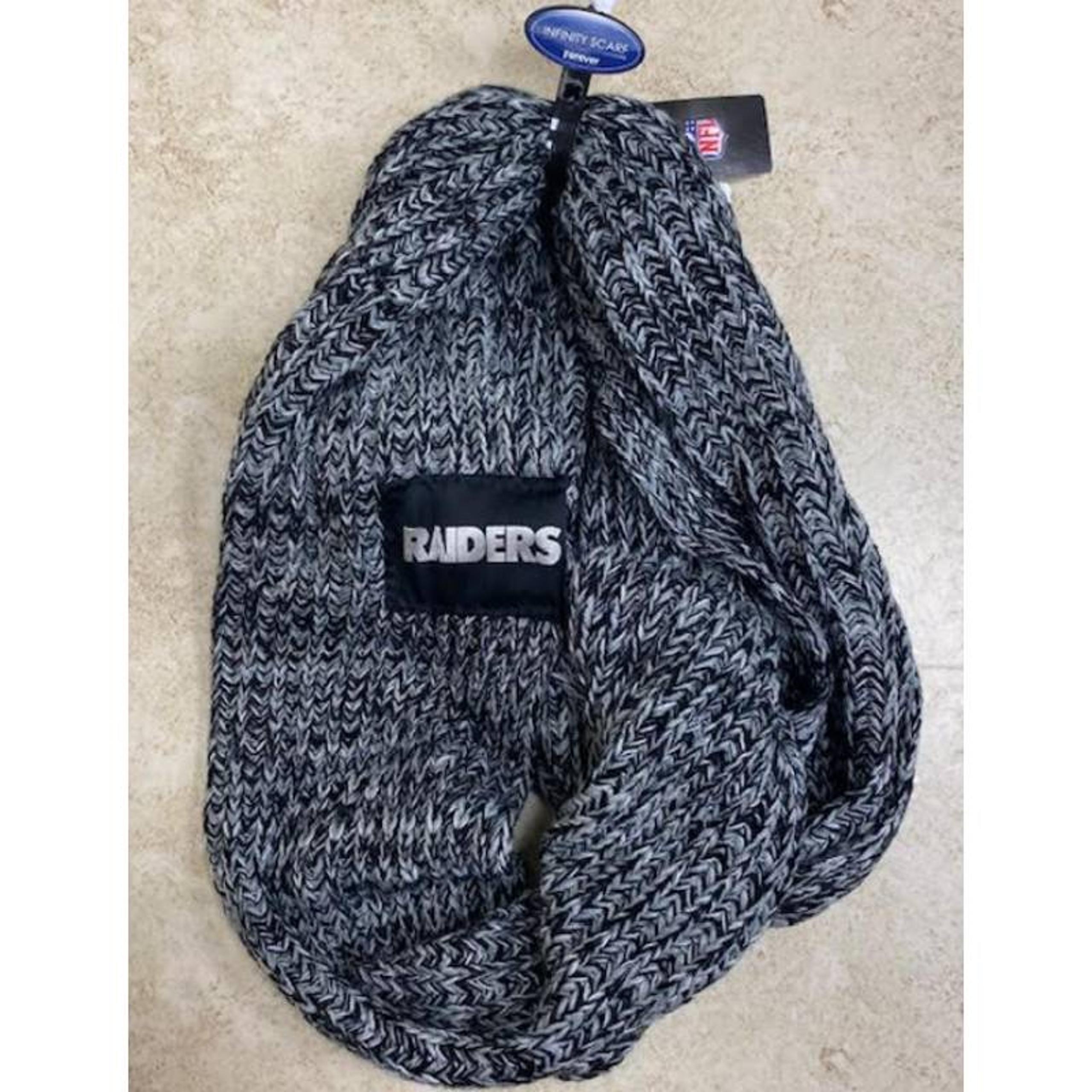 NFL Las Vegas Raiders - 2017 Peak Infinity Scarf - One Size - New With Tags