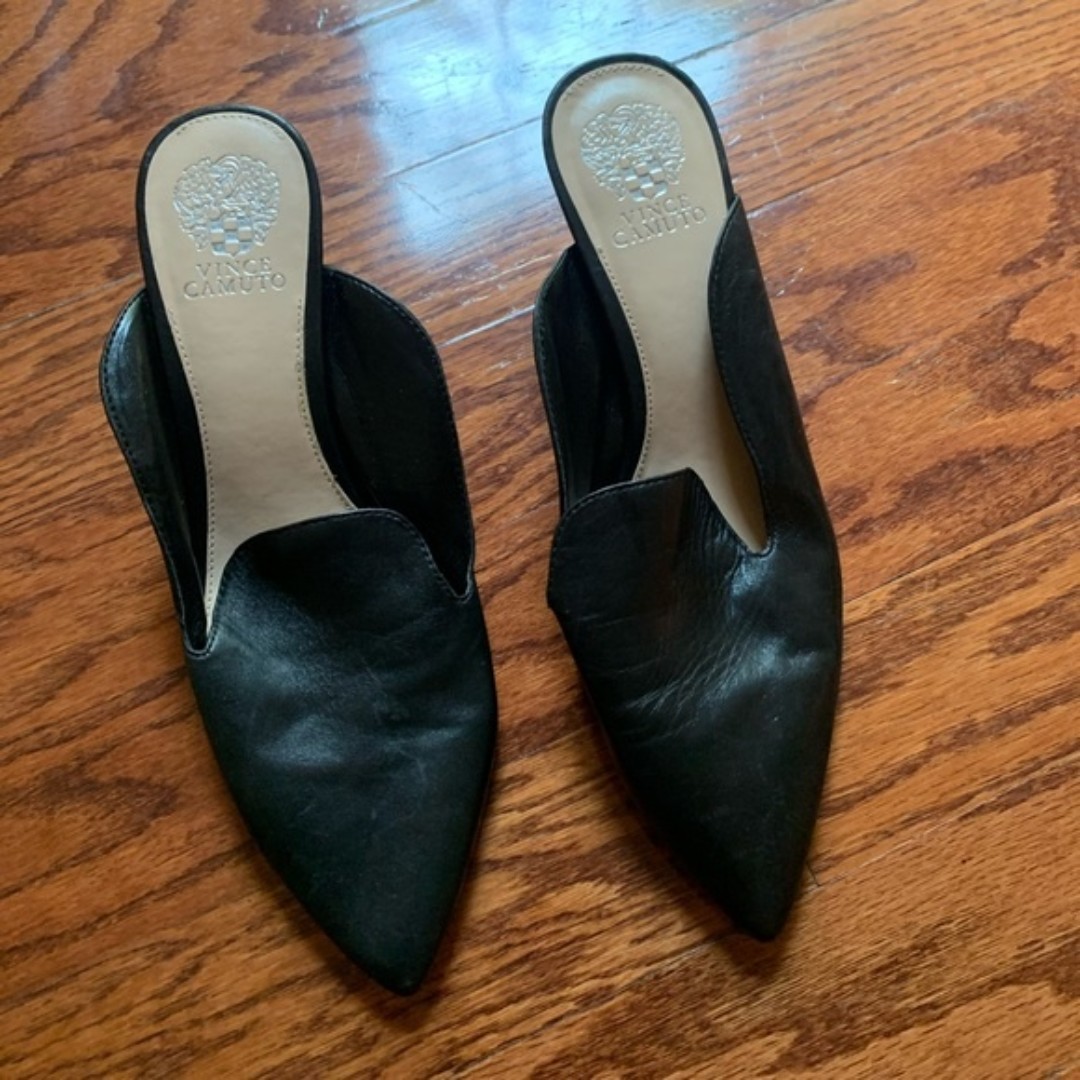 Vince Camuto Leather Slide Mule Size 11