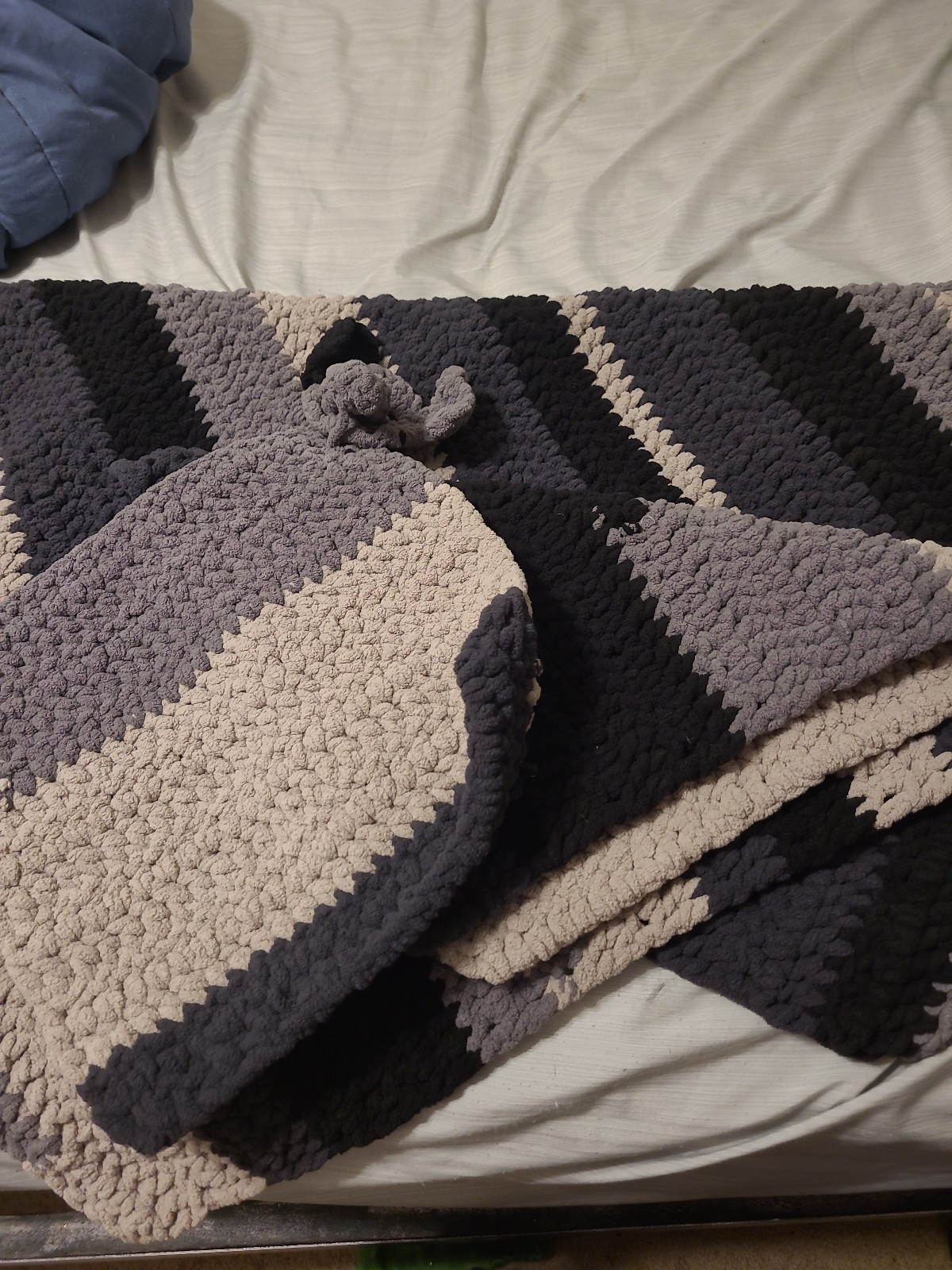 Baby blanket trio - blanket, lovey, and comfy