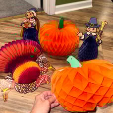 Vintage The Beistle Co Thanksgiving Decorations