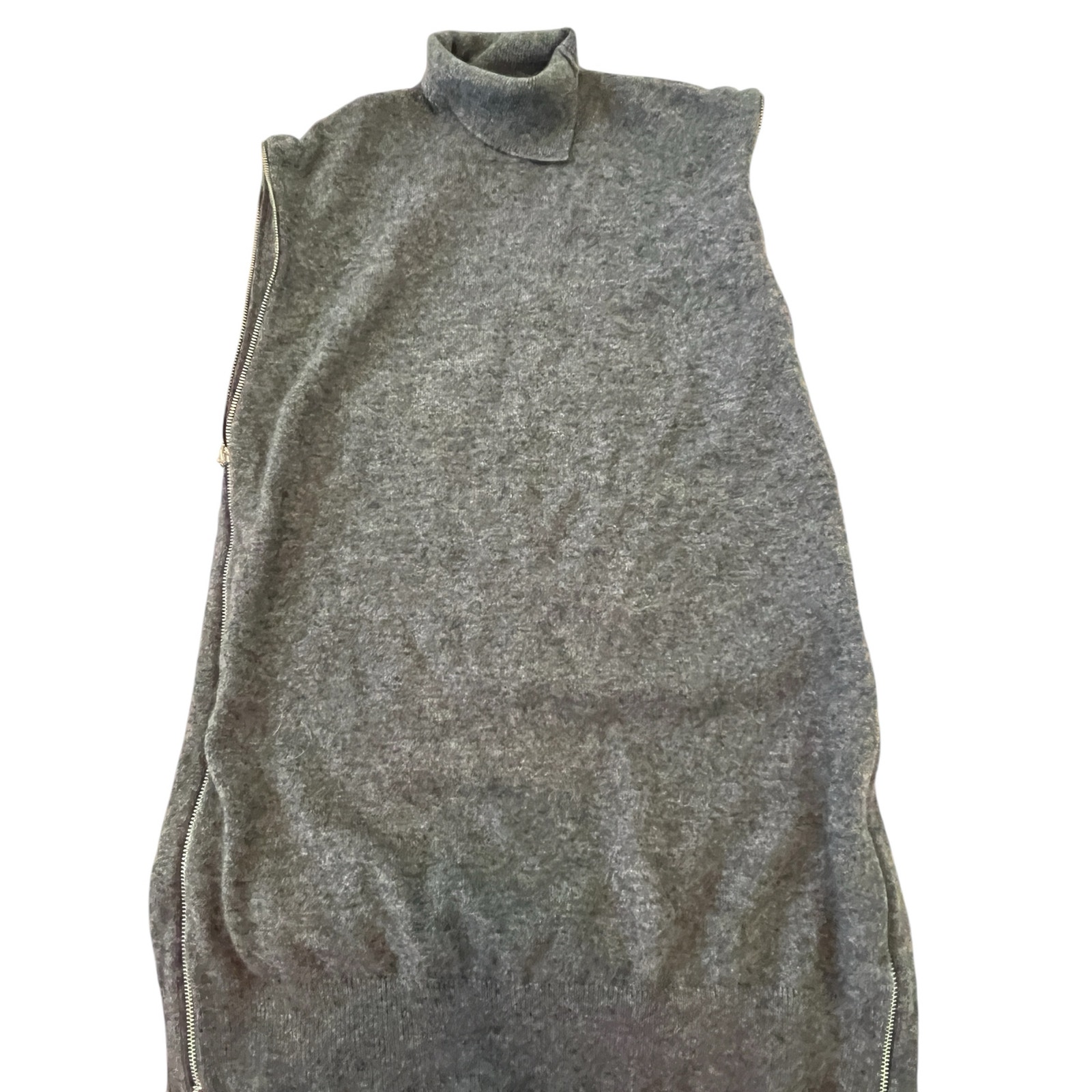 Vintage Neiman Marcus Pure Cashmere Gray Turtleneck Sweater S