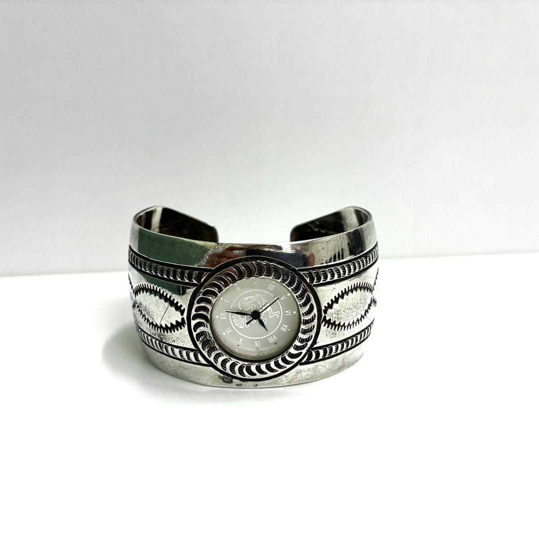 送料無料◆2025新品  Watch, & Bracelet Blackgoat ◇Carson Navajo 2435 Tube Tribe, 時計