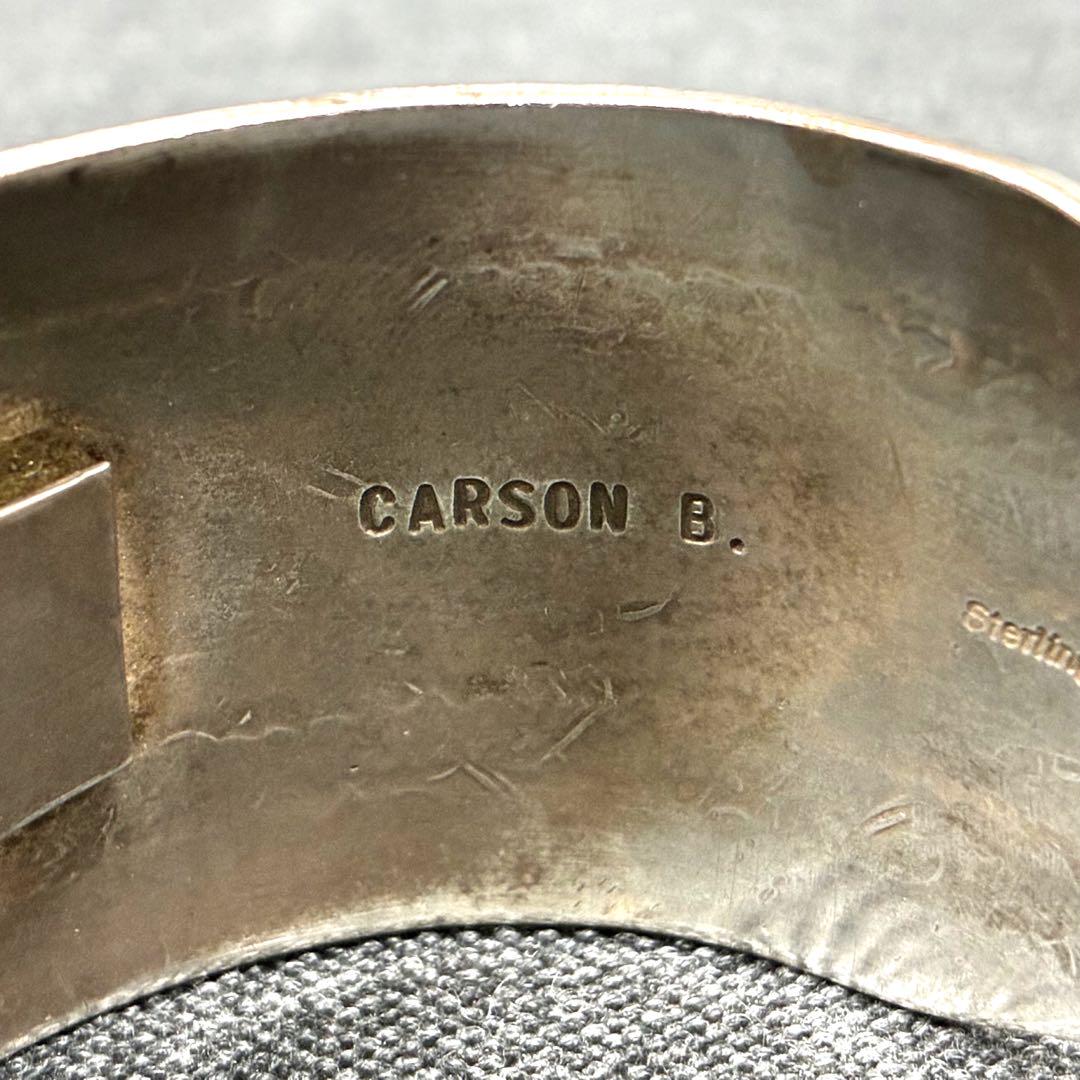 ◇Carson Blackgoat Bracelet & Watch, Navajo Tribe, Tube 2435
