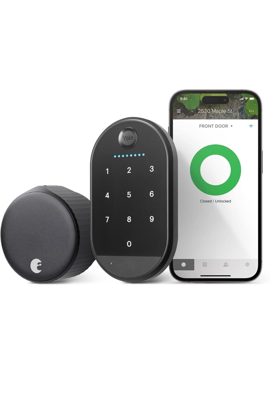 Yale|August Wi-Fi Smart Lock with Keypad, Black