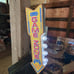 Video game zone light up double sided metal sign